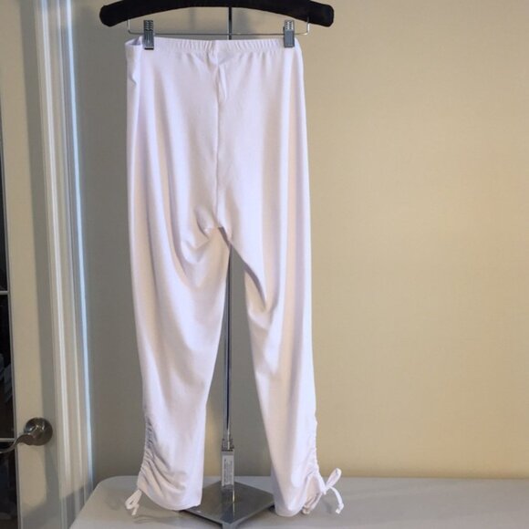 Yest Insider 8504 Stretch White Capris Leggings Pants Size 16 - Picture 4 of 12